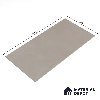 Cement Floor & Wall Tile TL 06132 Eternity Ash Grande 4 ft x 2 ft Vitrified Colour Body Matte Finish - 9 mm | Suitable For Living Room, Bedroom, Bathroom, Kitchen (Sample)