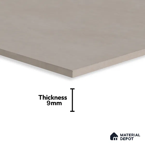 Cement Floor & Wall Tile TL 06132 Eternity Ash Grande 4 ft x 2 ft Vitrified Colour Body Matte Finish - 9 mm | Suitable For Living Room, Bedroom, Bathroom, Kitchen (Sample)