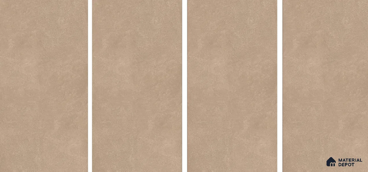 Cement Floor & Wall Tile TL 06132 D Eternity Mocha Grande 4 ft x 2 ft Vitrified Colour Body Matte Finish - 9 mm | Suitable For Living Room, Bedroom, Bathroom, Kitchen (Sample)