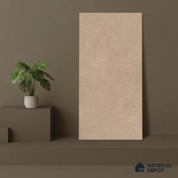 Cement Floor & Wall Tile TL 06132 D Eternity Mocha Grande 4 ft x 2 ft Vitrified Colour Body Matte Finish - 9 mm | Suitable For Living Room, Bedroom, Bathroom, Kitchen (Sample)