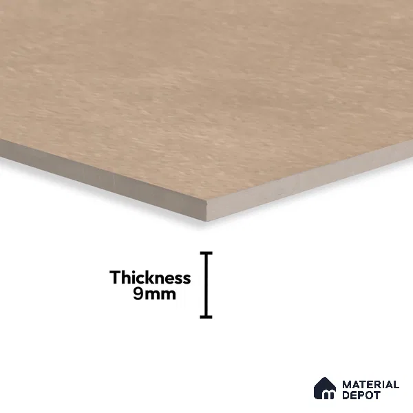 Cement Floor & Wall Tile TL 06132 D Eternity Mocha Grande 4 ft x 2 ft Vitrified Colour Body Matte Finish - 9 mm | Suitable For Living Room, Bedroom, Bathroom, Kitchen (Sample)