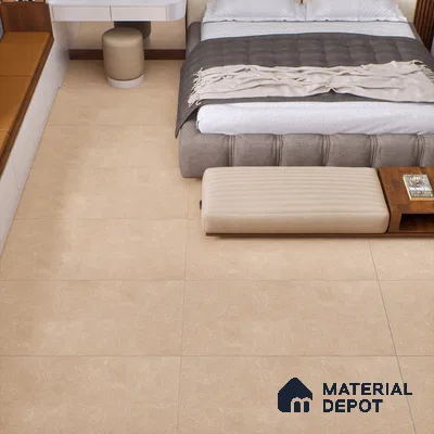 Cement Floor & Wall Tile TL 06132 D Eternity Mocha Grande 4 ft x 2 ft Vitrified Colour Body Matte Finish - 9 mm | Suitable For Living Room, Bedroom, Bathroom, Kitchen (Sample)