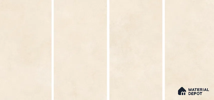 Cement Floor & Wall Tile TL 06133 B Aqua Stone Crema 4 ft x 2 ft Vitrified Drew Grit Matte Finish - 9 mm | 12 Random Design | Suitable For Living Room, Bedroom, Bathroom, Kitchen (Sample)