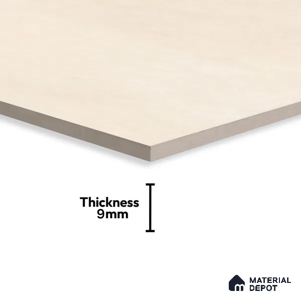Cement Floor & Wall Tile TL 06133 B Aqua Stone Crema 4 ft x 2 ft Vitrified Drew Grit Matte Finish - 9 mm | 12 Random Design | Suitable For Living Room, Bedroom, Bathroom, Kitchen (Sample)