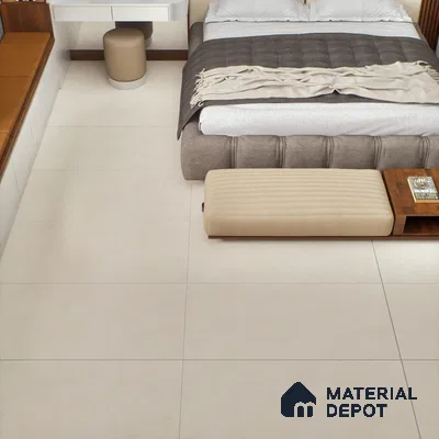 Cement Floor & Wall Tile TL 06133 B Aqua Stone Crema 4 ft x 2 ft Vitrified Drew Grit Matte Finish - 9 mm | 12 Random Design | Suitable For Living Room, Bedroom, Bathroom, Kitchen (Sample)