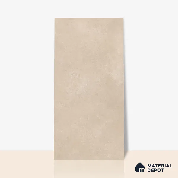 Cement Floor & Wall Tile TL 06133 D Aqua Stone Taupe 4 ft x 2 ft Vitrified Drew Grit Matte Finish - 9 mm | 12 Random Design | Suitable For Living Room, Bedroom, Bathroom, Kitchen