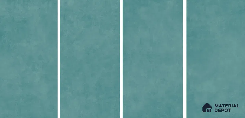 Cement Floor & Wall Tile TL 06134 B Elegance Aqua 4 ft x 2 ft Vitrified Matte Finish - 9 mm | 4 Random Design | Suitable For Living Room, Bedroom, Bathroom, Kitchen (Sample)