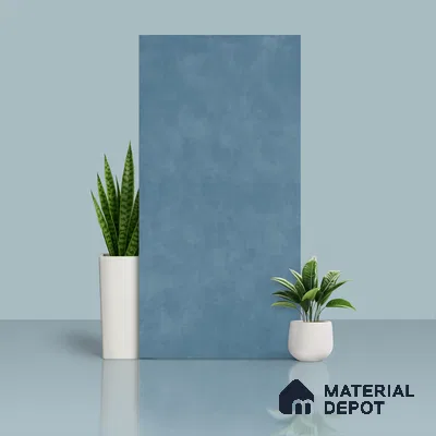 Cement Floor & Wall Tile TL 06134 C Elegance Azure 4 ft x 2 ft Vitrified Matte Finish - 9 mm | 4 Random Design | Suitable For Living Room, Bedroom, Bathroom, Kitchen