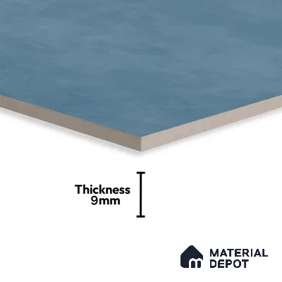 Cement Floor & Wall Tile TL 06134 C Elegance Azure 4 ft x 2 ft Vitrified Matte Finish - 9 mm | 4 Random Design | Suitable For Living Room, Bedroom, Bathroom, Kitchen
