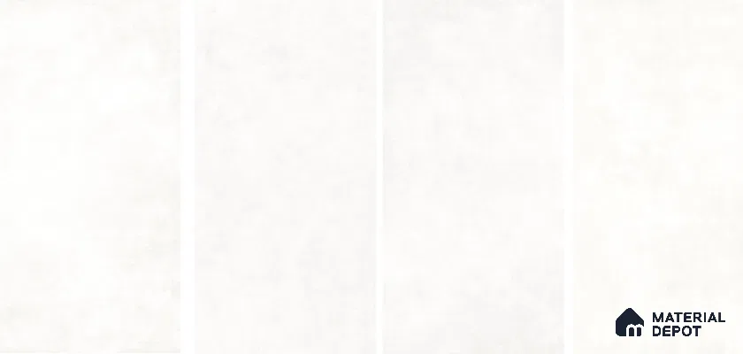 Cement Floor & Wall Tile TL 06134 D Elegance Blanco 4 ft x 2 ft Vitrified Matte Finish - 9 mm | 4 Random Design | Suitable For Living Room, Bedroom, Bathroom, Kitchen