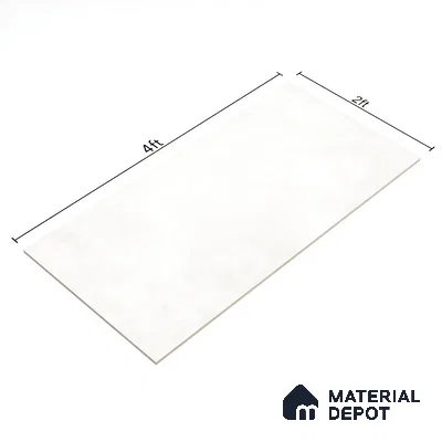 Cement Floor & Wall Tile TL 06134 D Elegance Blanco 4 ft x 2 ft Vitrified Matte Finish - 9 mm | 4 Random Design | Suitable For Living Room, Bedroom, Bathroom, Kitchen