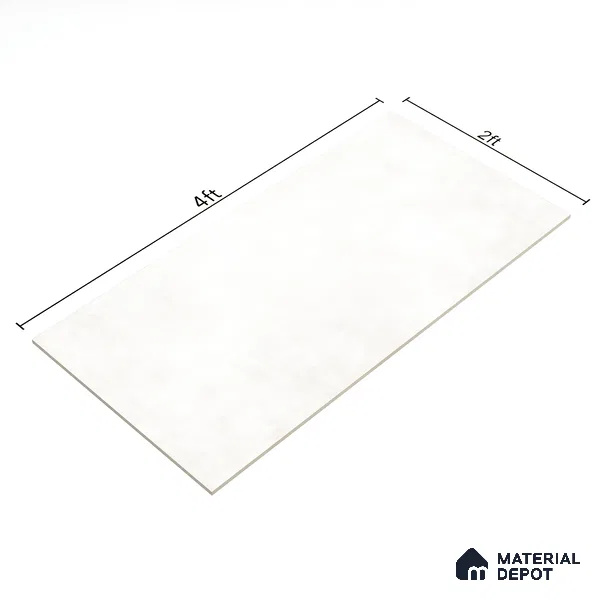 Cement Floor & Wall Tile TL 06134 D Elegance Blanco 4 ft x 2 ft Vitrified Matte Finish - 9 mm | 4 Random Design | Suitable For Living Room, Bedroom, Bathroom, Kitchen