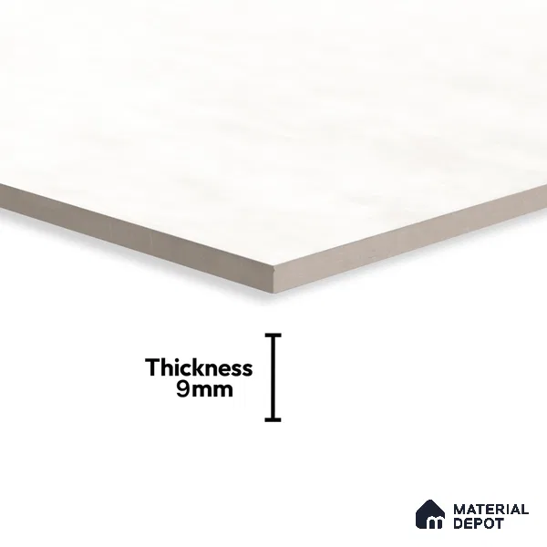 Cement Floor & Wall Tile TL 06134 D Elegance Blanco 4 ft x 2 ft Vitrified Matte Finish - 9 mm | 4 Random Design | Suitable For Living Room, Bedroom, Bathroom, Kitchen