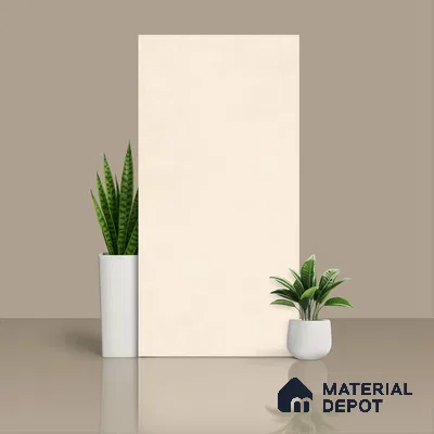 Cement Floor & Wall Tile TL 06134 F Elegance Crema 4 ft x 2 ft Vitrified Matte Finish - 9 mm | 4 Random Design | Suitable For Living Room, Bedroom, Bathroom, Kitchen (Sample)