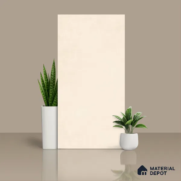 Cement Floor & Wall Tile TL 06134 F Elegance Crema 4 ft x 2 ft Vitrified Matte Finish - 9 mm | 4 Random Design | Suitable For Living Room, Bedroom, Bathroom, Kitchen (Sample)