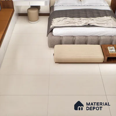 Cement Floor & Wall Tile TL 06134 F Elegance Crema 4 ft x 2 ft Vitrified Matte Finish - 9 mm | 4 Random Design | Suitable For Living Room, Bedroom, Bathroom, Kitchen (Sample)