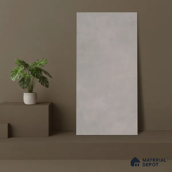 Cement Floor & Wall Tile TL 06134 G Elegance Grey 4 ft x 2 ft Vitrified Matte Finish - 9 mm | 4 Random Design | Suitable For Living Room, Bedroom, Bathroom, Kitchen (Sample)