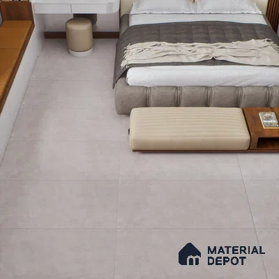 Cement Floor & Wall Tile TL 06134 G Elegance Grey 4 ft x 2 ft Vitrified Matte Finish - 9 mm | 4 Random Design | Suitable For Living Room, Bedroom, Bathroom, Kitchen (Sample)