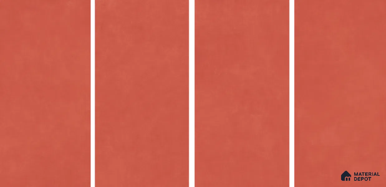 Cement Floor & Wall Tile TL 06134 H Elegance Ruby 4 ft x 2 ft Vitrified Matte Finish - 9 mm | 4 Random Design | Suitable For Living Room, Bedroom, Bathroom, Kitchen (Sample)