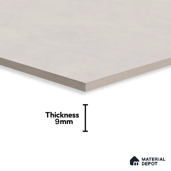 Cement Floor & Wall Tile TL 06134 I Elegance Soft Grey 4 ft x 2 ft Vitrified Matte Finish - 9 mm | 4 Random Design | Suitable For Living Room, Bedroom, Bathroom, Kitchen (Sample)