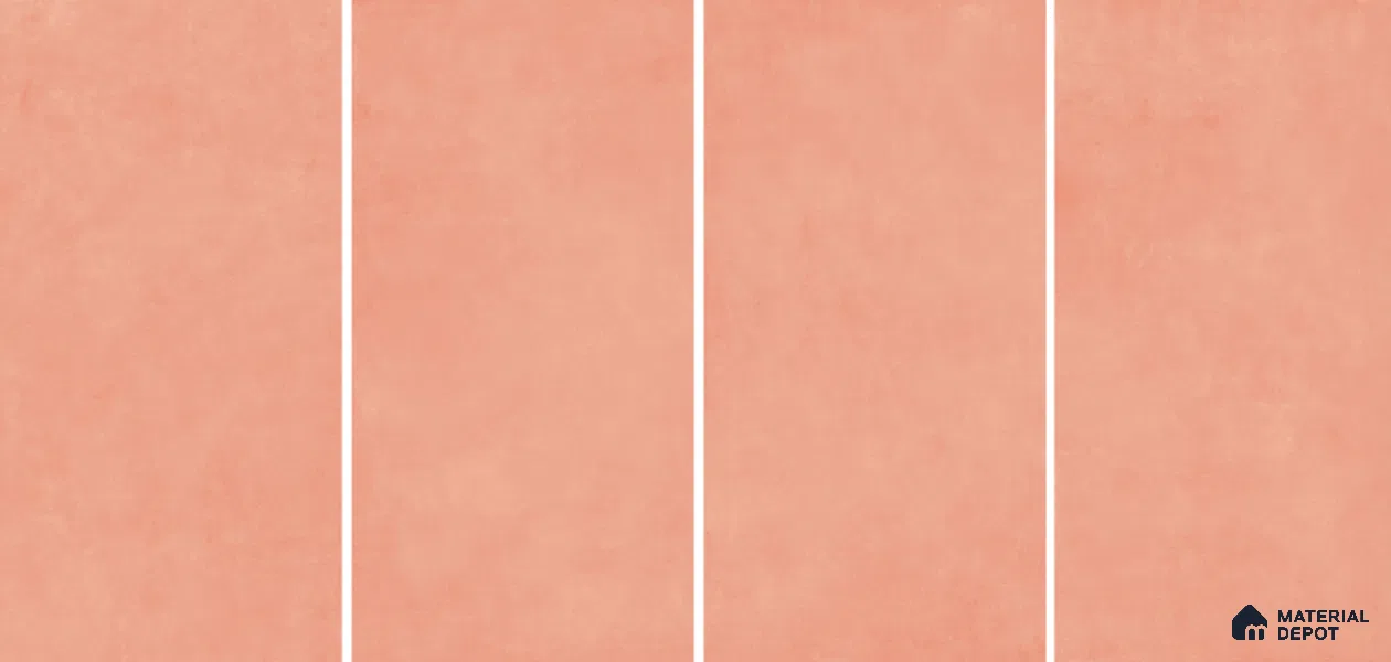 Cement Floor & Wall Tile TL 06134 J Elegance Tender Pink 4 ft x 2 ft Vitrified Matte Finish - 9 mm | 4 Random Design | Suitable For Living Room, Bedroom, Bathroom, Kitchen (Sample)