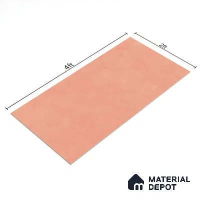 Cement Floor & Wall Tile TL 06134 J Elegance Tender Pink 4 ft x 2 ft Vitrified Matte Finish - 9 mm | 4 Random Design | Suitable For Living Room, Bedroom, Bathroom, Kitchen (Sample)