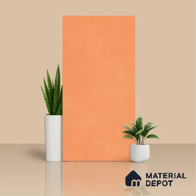 Cement Floor & Wall Tile TL 06134 K Elegance Tengerine 4 ft x 2 ft Vitrified Matte Finish - 9 mm | 4 Random Design | Suitable For Living Room, Bedroom, Bathroom, Kitchen (Sample)