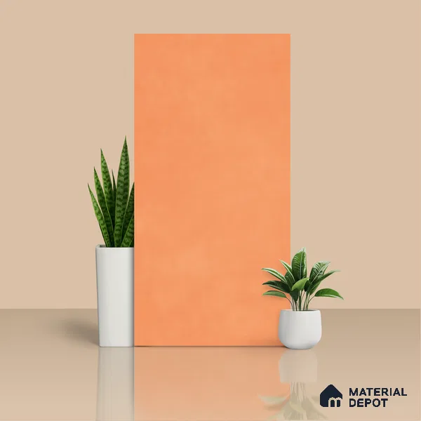 Cement Floor & Wall Tile TL 06134 K Elegance Tengerine 4 ft x 2 ft Vitrified Matte Finish - 9 mm | 4 Random Design | Suitable For Living Room, Bedroom, Bathroom, Kitchen (Sample)