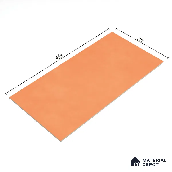 Cement Floor & Wall Tile TL 06134 K Elegance Tengerine 4 ft x 2 ft Vitrified Matte Finish - 9 mm | 4 Random Design | Suitable For Living Room, Bedroom, Bathroom, Kitchen (Sample)