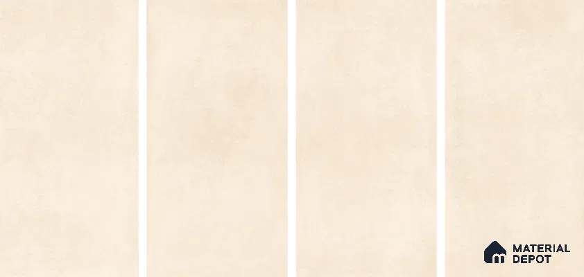 Cement Floor & Wall Tile TL 06128 B Everest Crema 4 ft x 2 ft Vitrified Matte Finish - 9 mm | 6 Random Design | Suitable For Living Room, Bedroom, Bathroom, Kitchen