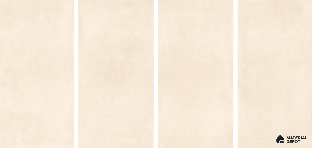 Cement Floor & Wall Tile TL 06128 B Everest Crema 4 ft x 2 ft Vitrified Matte Finish - 9 mm | 6 Random Design | Suitable For Living Room, Bedroom, Bathroom, Kitchen