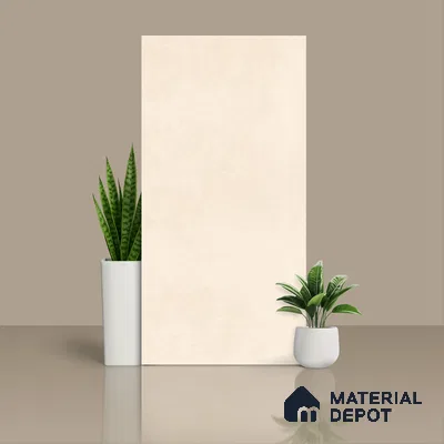 Cement Floor & Wall Tile TL 06128 B Everest Crema 4 ft x 2 ft Vitrified Matte Finish - 9 mm | 6 Random Design | Suitable For Living Room, Bedroom, Bathroom, Kitchen