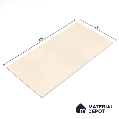 Cement Floor & Wall Tile TL 06128 B Everest Crema 4 ft x 2 ft Vitrified Matte Finish - 9 mm | 6 Random Design | Suitable For Living Room, Bedroom, Bathroom, Kitchen