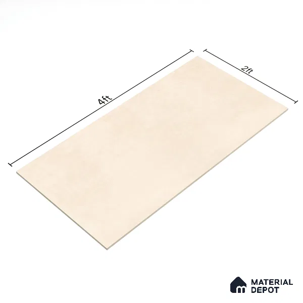 Cement Floor & Wall Tile TL 06128 B Everest Crema 4 ft x 2 ft Vitrified Matte Finish - 9 mm | 6 Random Design | Suitable For Living Room, Bedroom, Bathroom, Kitchen