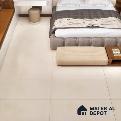 Cement Floor & Wall Tile TL 06128 B Everest Crema 4 ft x 2 ft Vitrified Matte Finish - 9 mm | 6 Random Design | Suitable For Living Room, Bedroom, Bathroom, Kitchen