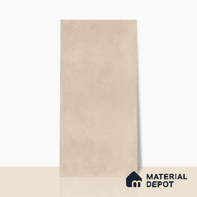 Cement Floor & Wall Tile TL 06128 E Everest Taupe 4 ft x 2 ft Vitrified Matte Finish - 9 mm | 6 Random Design | Suitable For Living Room, Bedroom, Bathroom, Kitchen (Sample)