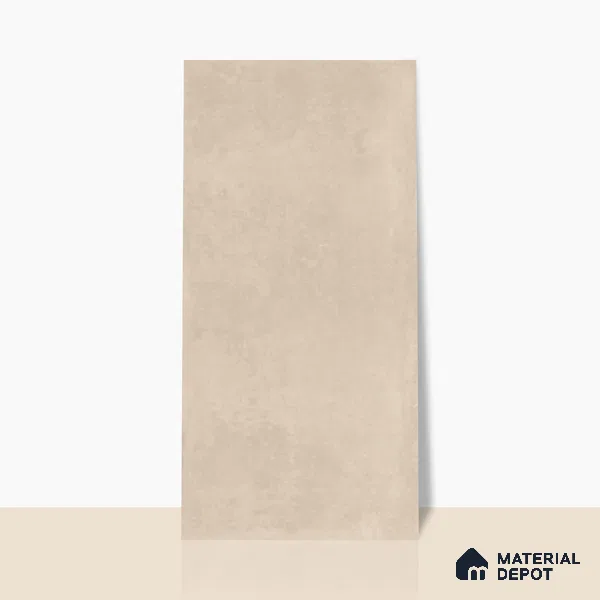 Cement Floor & Wall Tile TL 06128 E Everest Taupe 4 ft x 2 ft Vitrified Matte Finish - 9 mm | 6 Random Design | Suitable For Living Room, Bedroom, Bathroom, Kitchen (Sample)