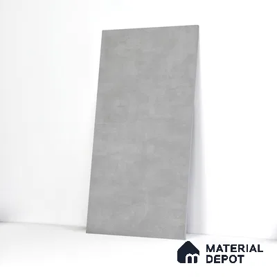 Cement Floor & Wall Tile TL 06266 H Stellar Astral Silver 4 ft x 2 ft Vitrified Punch Finish - 9 mm (Random Design 4) | Suitable for Living Room,Bedroom,Bathroom & Kitchen (Sample)