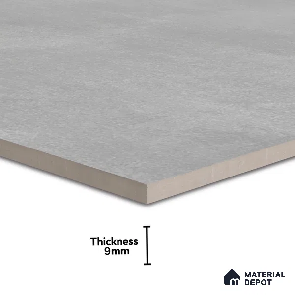 Cement Floor & Wall Tile TL 06266 H Stellar Astral Silver 4 ft x 2 ft Vitrified Punch Finish - 9 mm (Random Design 4) | Suitable for Living Room,Bedroom,Bathroom & Kitchen (Sample)
