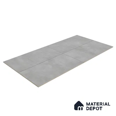 Cement Floor & Wall Tile TL 06266 H Stellar Astral Silver 4 ft x 2 ft Vitrified Punch Finish - 9 mm (Random Design 4) | Suitable for Living Room,Bedroom,Bathroom & Kitchen (Sample)