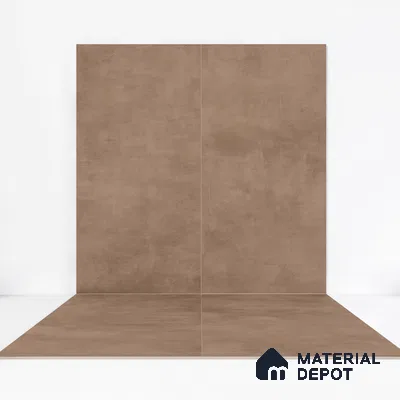 Cement Floor & Wall Tile TL 06266 I Stellar Cosmic Cocoa 4 ft x 2 ft Vitrified Punch Finish - 9 mm (Random Design 4) | Suitable for Living Room, Bedroom, Bathroom & Kitchen (Sample)