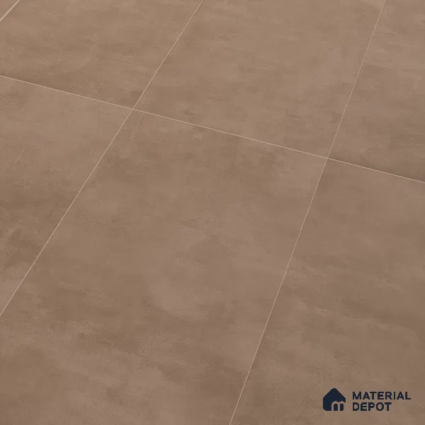 Cement Floor & Wall Tile TL 06266 I Stellar Cosmic Cocoa 4 ft x 2 ft Vitrified Punch Finish - 9 mm (Random Design 4) | Suitable for Living Room, Bedroom, Bathroom & Kitchen (Sample)