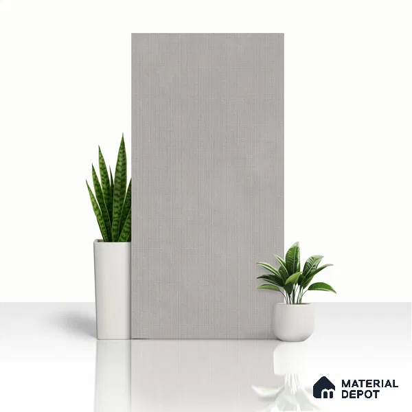 Cement Floor & Wall Tile TL 06088 Concrete Checks Plain 4 ft x 2 ft Vitrified Matte Finish - 9 mm | 12 Random Design | Suitable For Living Room, Bedroom, Bathroom, Kitchen