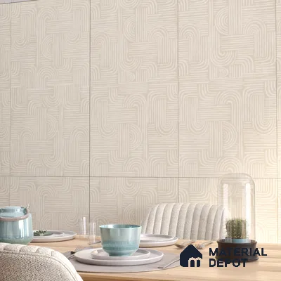 Patterned Floor & Wall Tile TL 06087 B Nios Abstract Decor 4 ft x 2 ft Vitrified Matte Finish - 9 mm | 2 Random Design | Suitable For Living Room, Bedroom, Bathroom, Kitchen