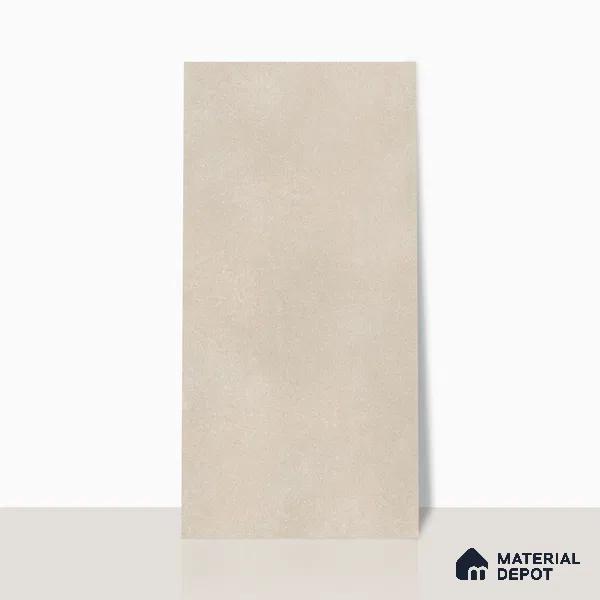 Cement Floor & Wall Tile TL 06087 Nios Shell Plain 4 ft x 2 ft Vitrified Matte Finish - 9 mm | 6 Random Design | Suitable For Living Room, Bedroom, Bathroom, Kitchen