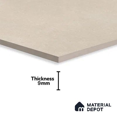 Cement Floor & Wall Tile TL 06087 Nios Shell Plain 4 ft x 2 ft Vitrified Matte Finish - 9 mm | 6 Random Design | Suitable For Living Room, Bedroom, Bathroom, Kitchen
