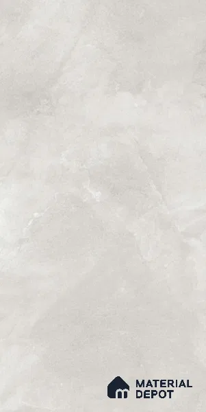 Cement Floor & Wall Tile TL 06091 Elbis Grey Plain 4 ft x 2 ft Vitrified Matte Finish - 9 mm | 8 Random Design | Suitable For Living Room, Bedroom, Bathroom, Kitchen