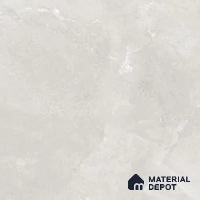 Cement Floor & Wall Tile TL 06091 Elbis Grey Plain 4 ft x 2 ft Vitrified Matte Finish - 9 mm | 8 Random Design | Suitable For Living Room, Bedroom, Bathroom, Kitchen