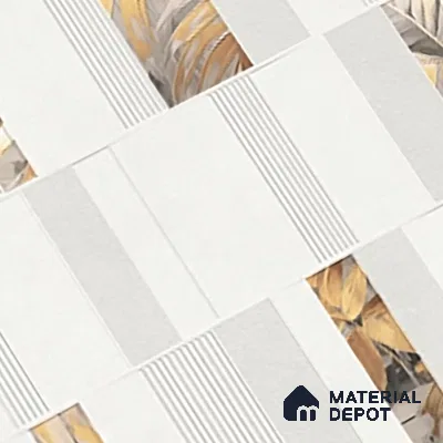 Highlighter Wall Tile TL 05520 B Prestige Imperial Ivory Decor 2 ft x 4 ft Vitrified Matte Finish - 9 mm  | Suitable for Living Room, Bedroom, Bathroom