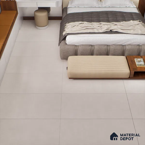 Cement Floor & Wall Tile TL 05520 C Prestige Imperial Slate 2 ft x 4 ft Vitrified Matte Finish - 9 mm | 4 Random Design | Suitable for Living Room, Bedroom, Bathroom (Sample)